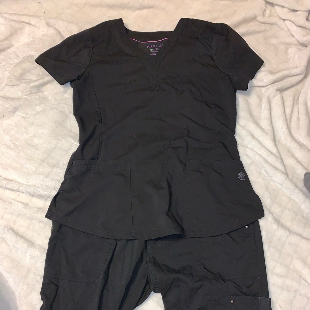 Black Healing Hands Scrubs